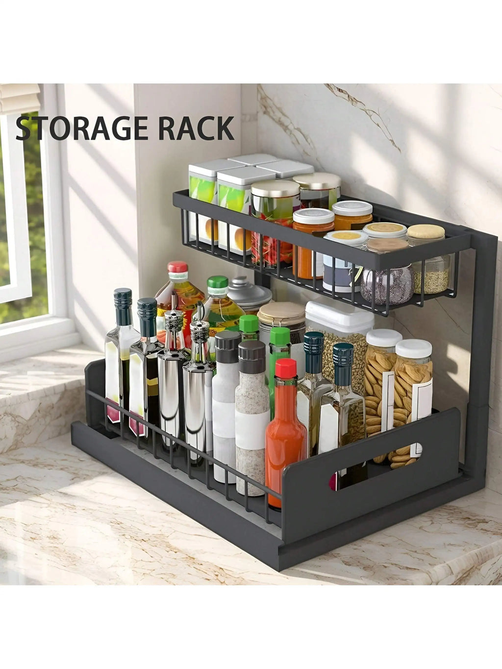 Norvexa™ Under Sink Organizer Rack