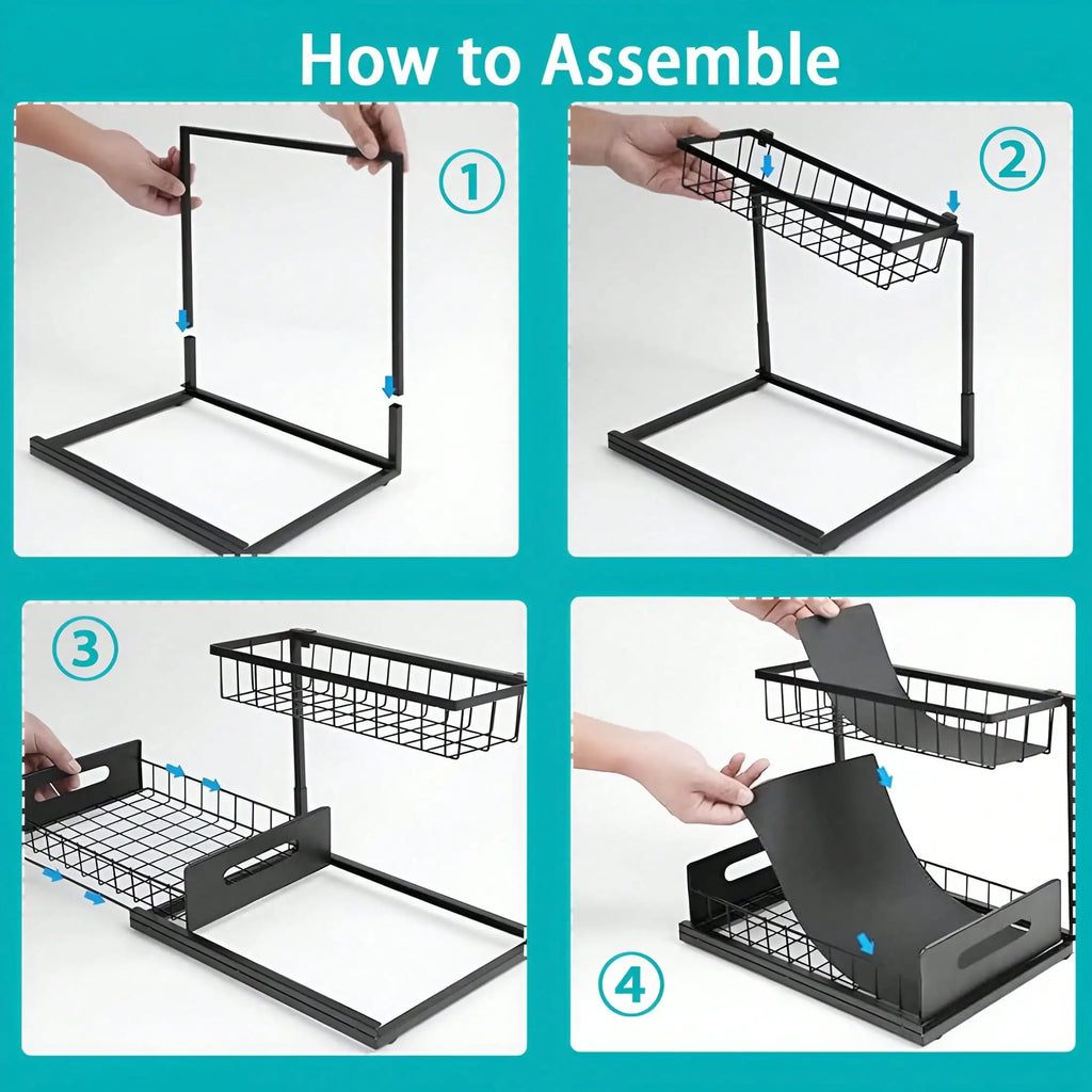 Norvexa™ Under Sink Organizer Rack