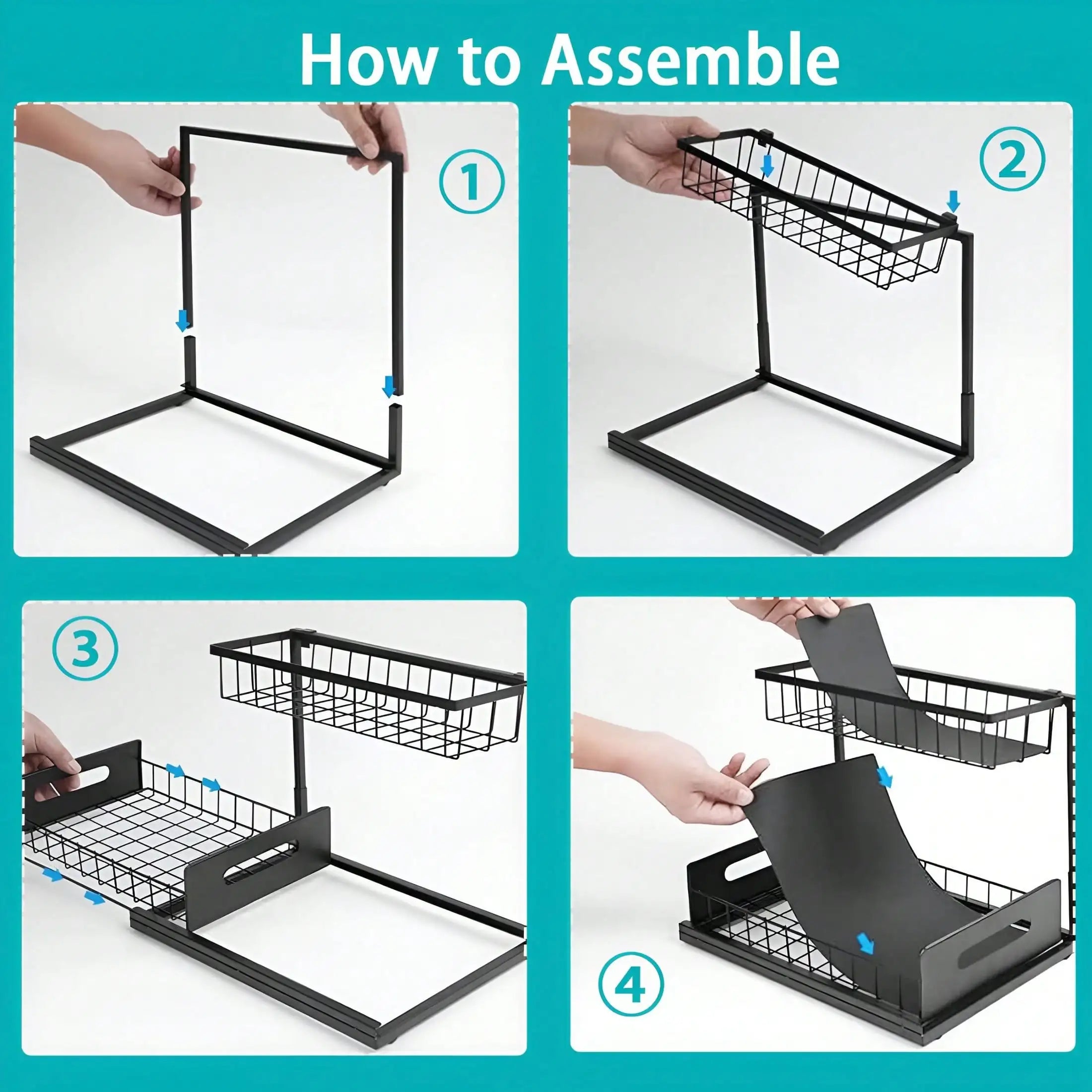 Norvexa™ Under Sink Organizer Rack