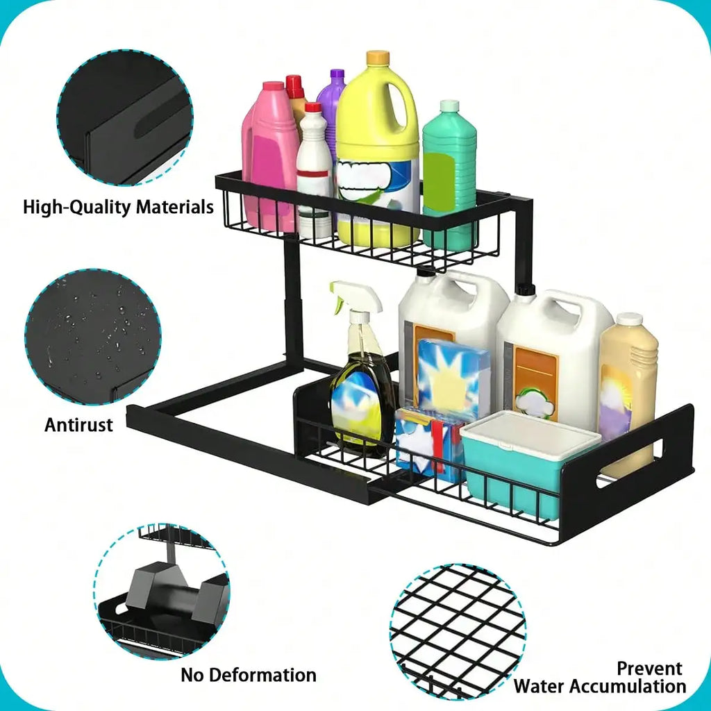 Norvexa™ Under Sink Organizer Rack
