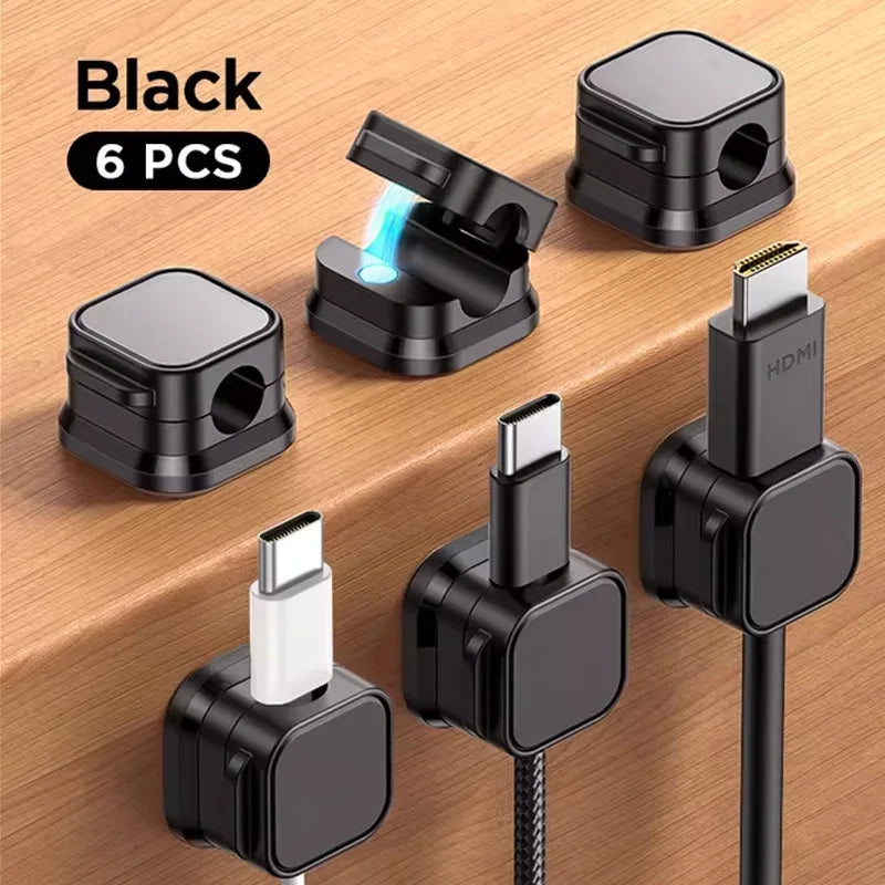 Norvexa™ Magnetic Cable Organizer (6-Pack)