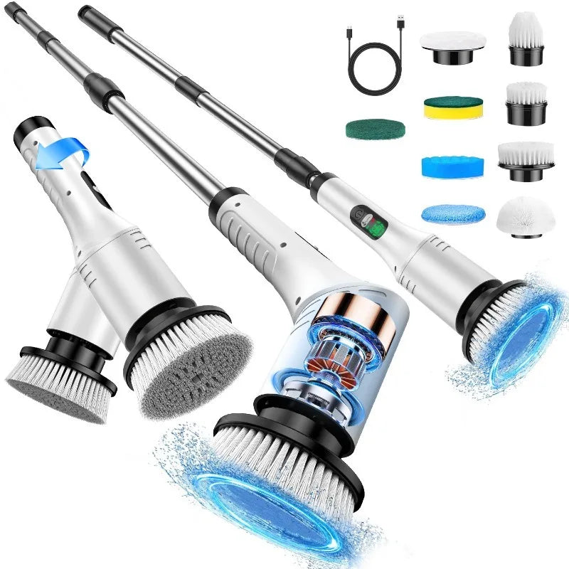 Norvexa™ 9-in-1 Cordless Cleaning Brush