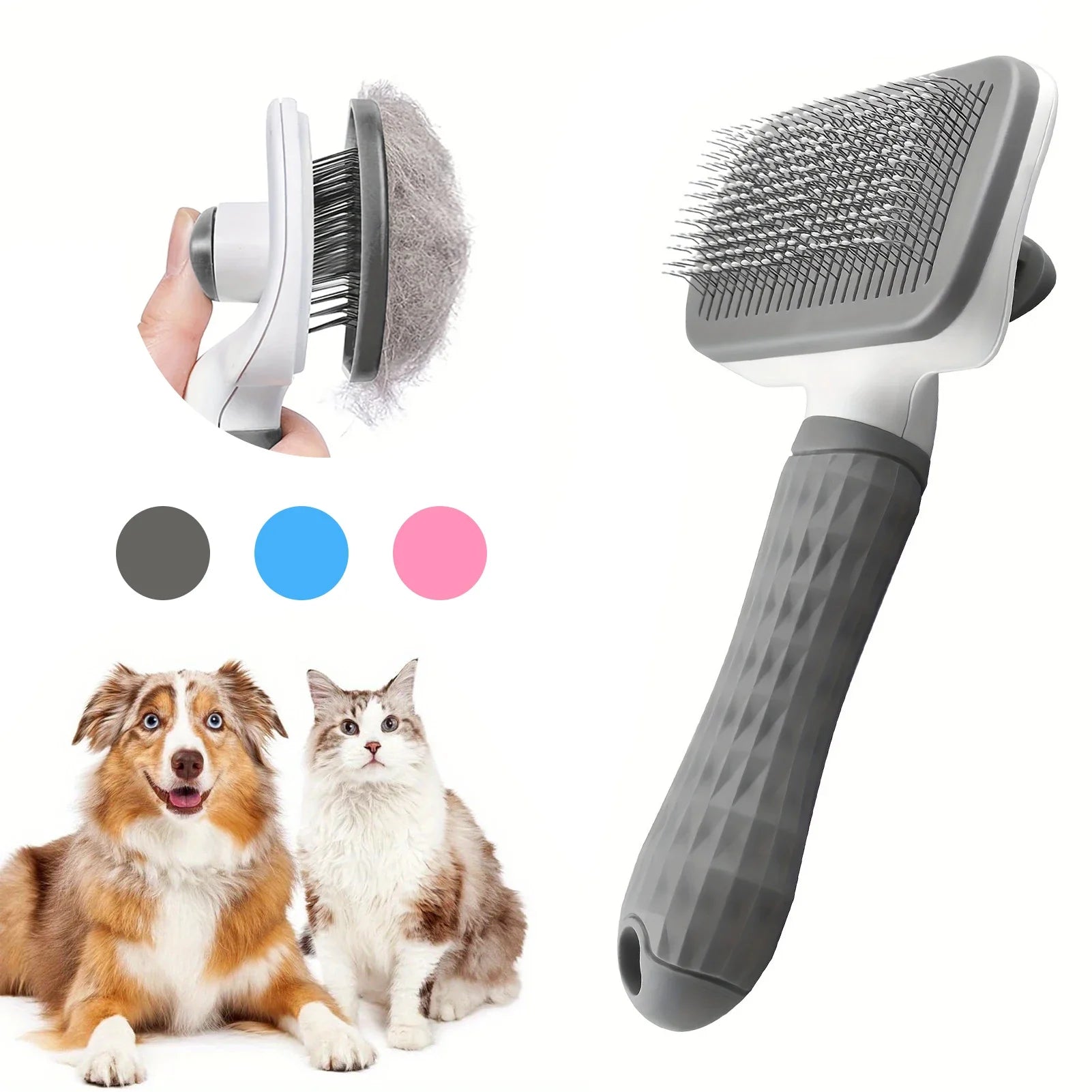 Norvexa™ Self-Cleaning Pet Grooming Brush
