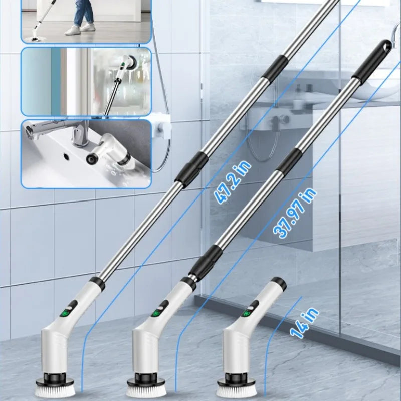 Norvexa™ 9-in-1 Cordless Cleaning Brush