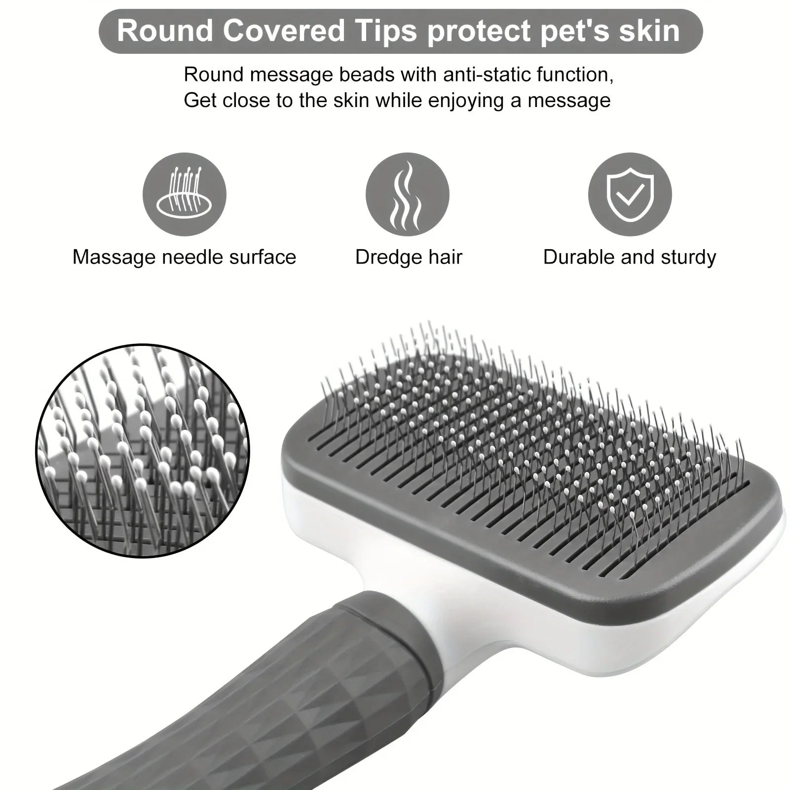 Norvexa™ Self-Cleaning Pet Grooming Brush