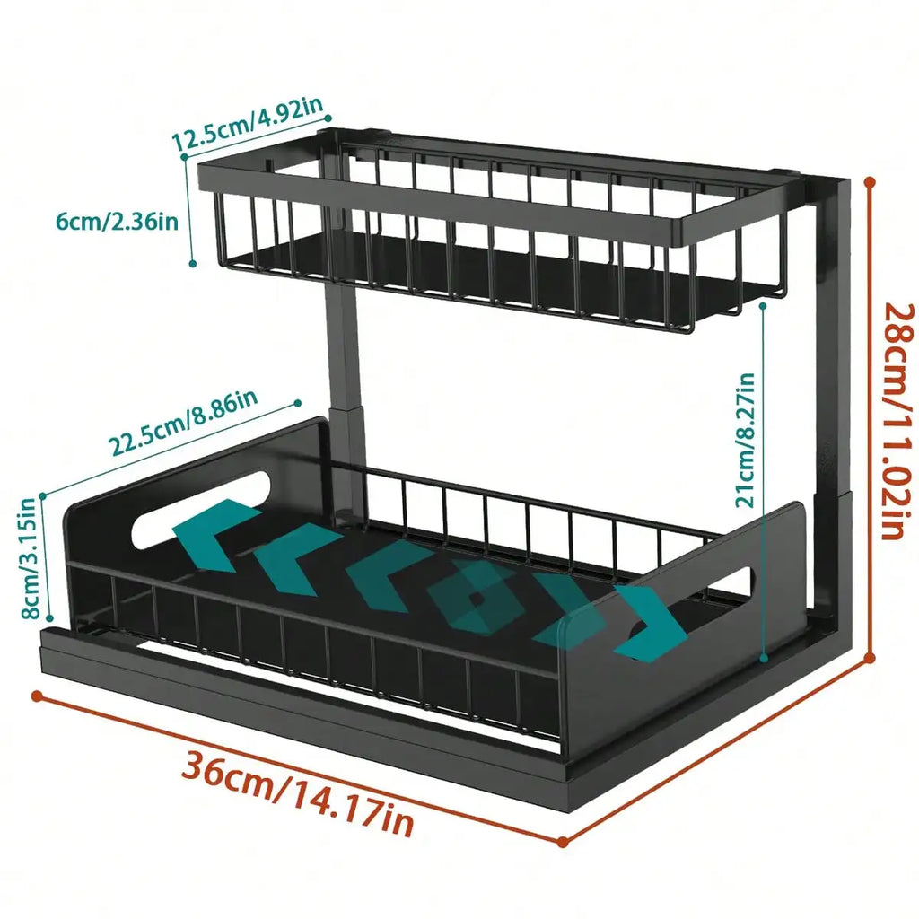 Norvexa™ Under Sink Organizer Rack