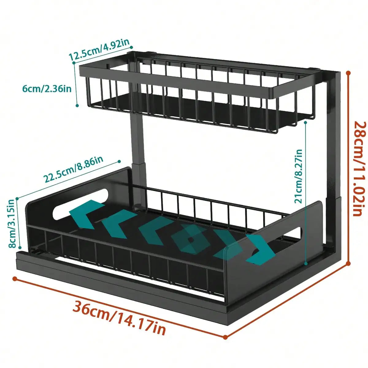 Norvexa™ Under Sink Organizer Rack