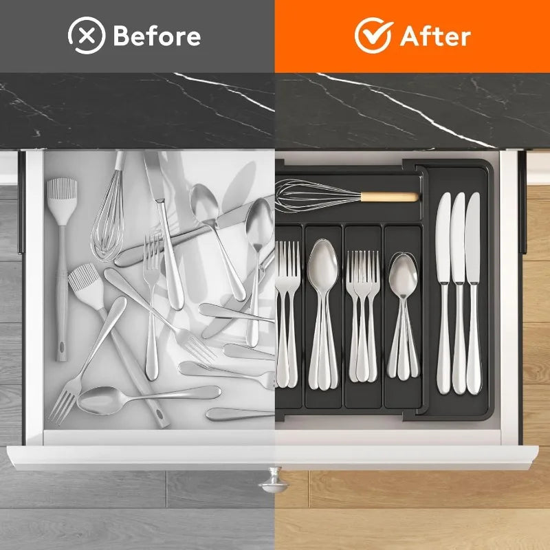 Norvexa™ Expandable Kitchen Cutlery Organizer