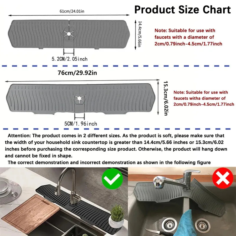 Norvexa™ Silicone Sink Splash Guard