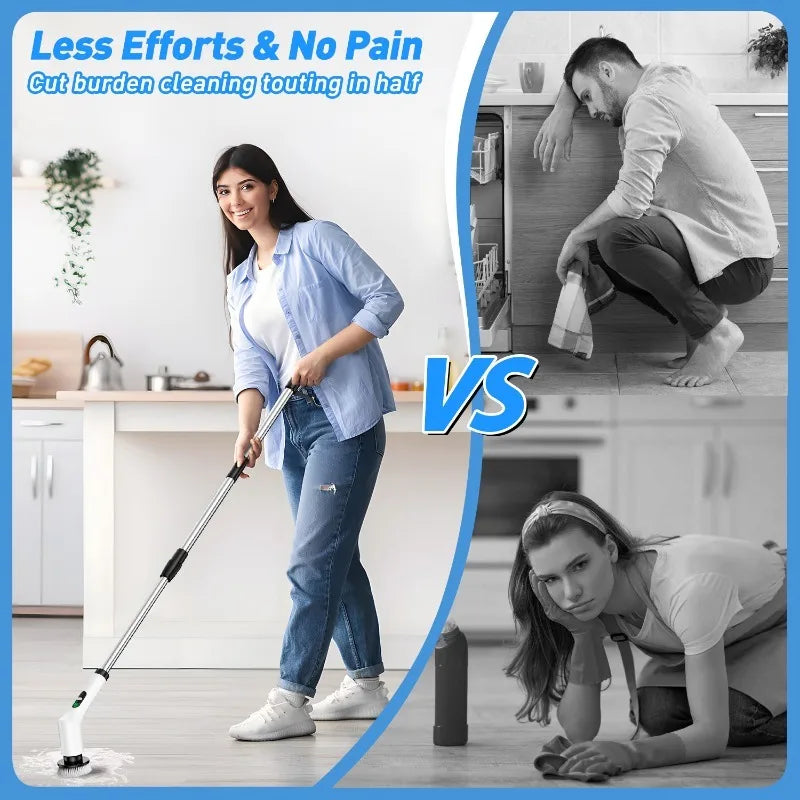 Norvexa™ 9-in-1 Cordless Cleaning Brush