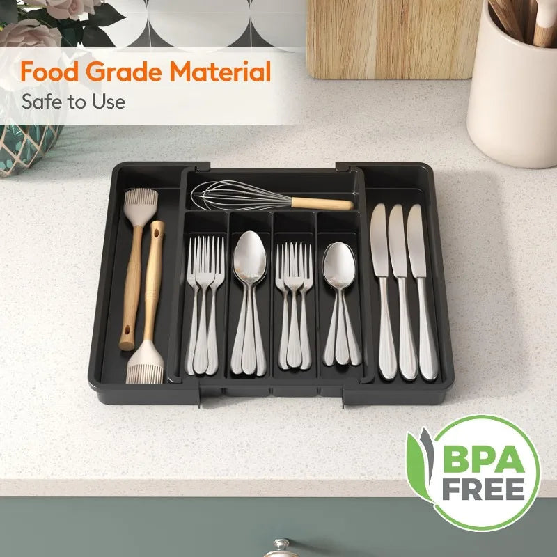 Norvexa™ Expandable Kitchen Cutlery Organizer