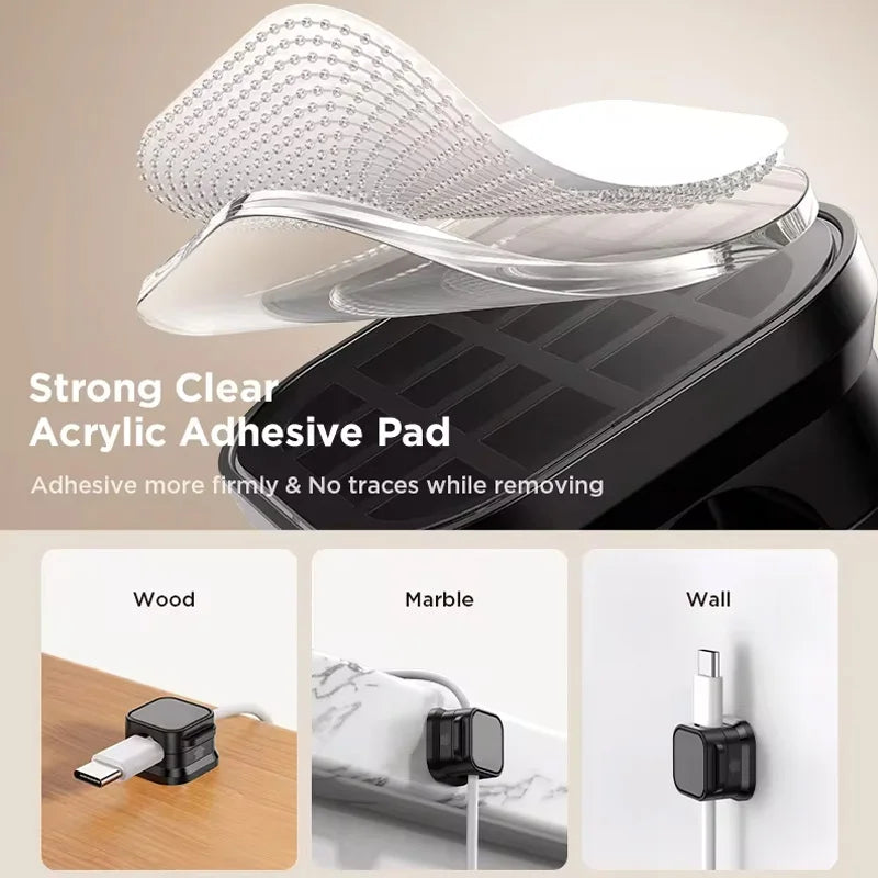 Norvexa™ Magnetic Cable Organizer (6-Pack)