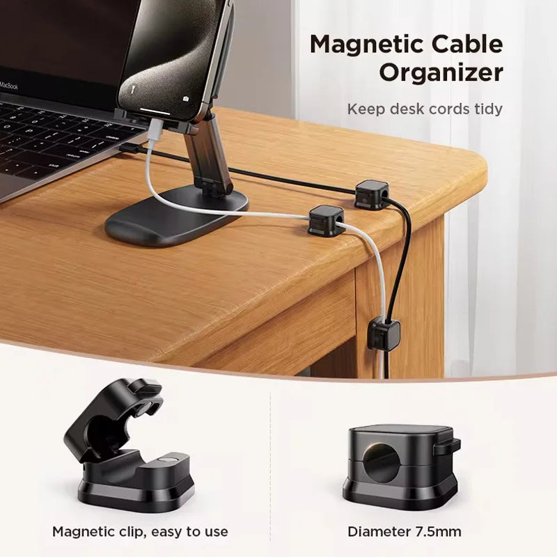 Norvexa™ Magnetic Cable Organizer (6-Pack)